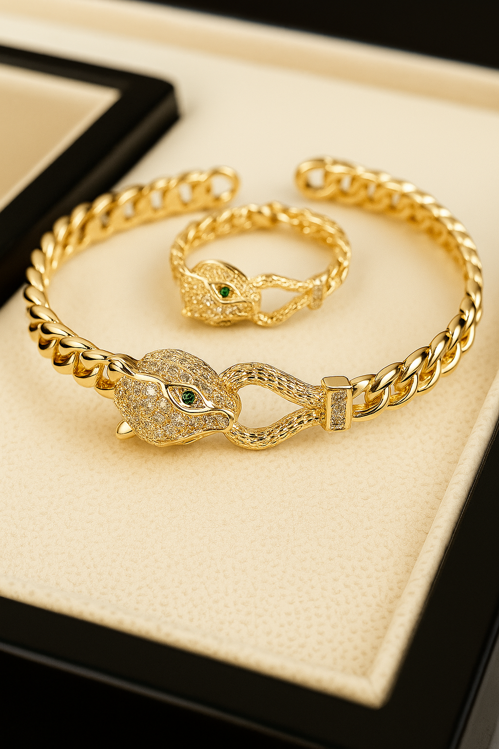 Serpiente Royale – Set Anillo + Pulsera
